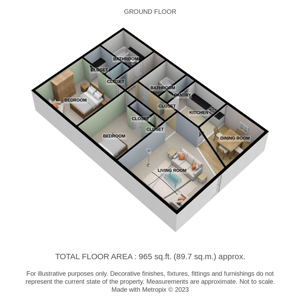 B2-2F Two Bedroom / Two Bath