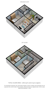 C1 -  Three Bedroom / Two Bath
